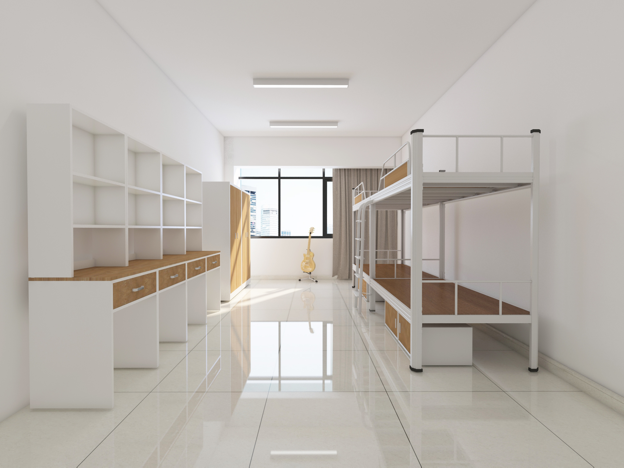 是什么讓雙層鐵床成為宿舍家具？